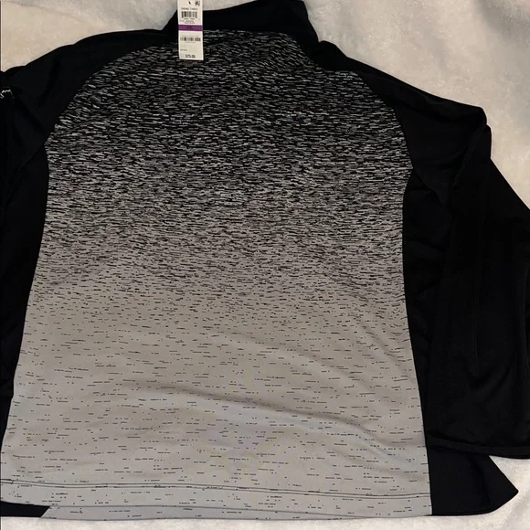 Greg Norman Collection Black and Gray Long Sleeve Tee - Picture 12 of 12